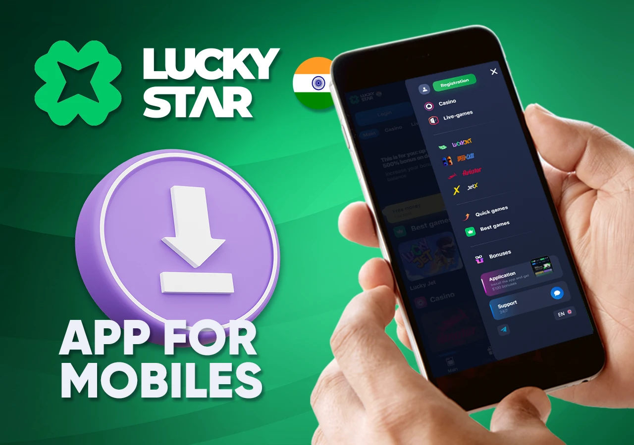 Convenience and ease of play via the Lucky Star mobile app